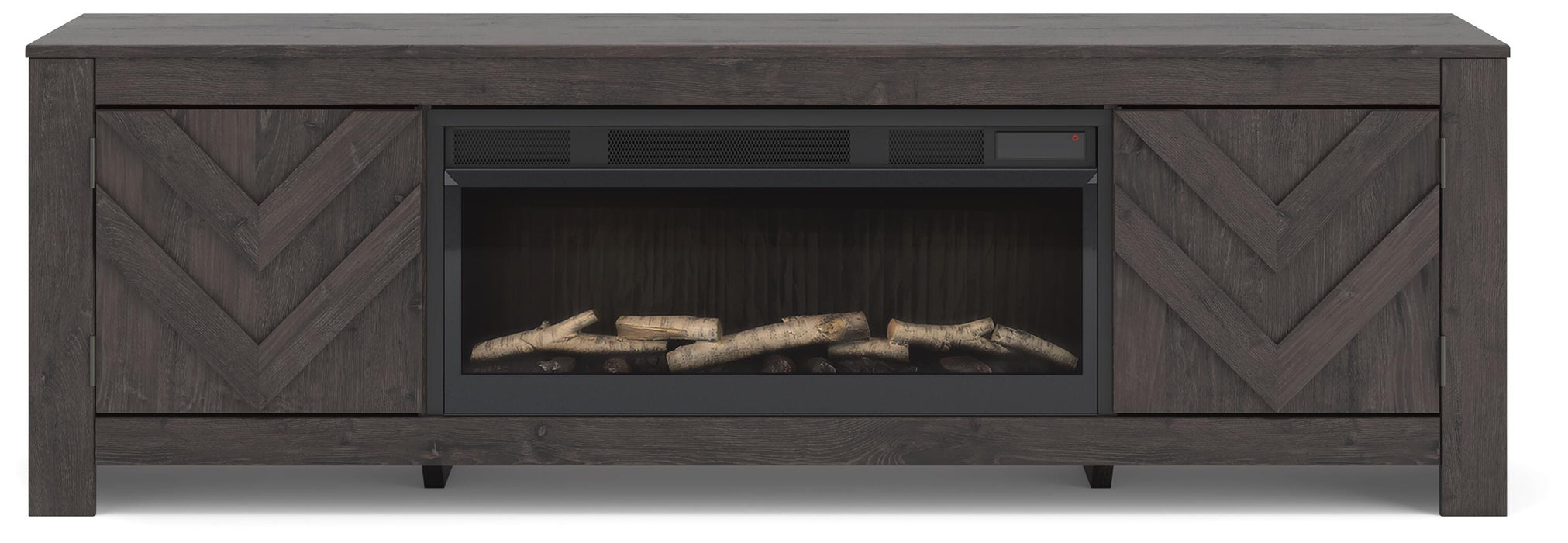 Cayboni 71" TV Stand with Electric Fireplace - US Furniture & Mattress (Waterbury,CT)*