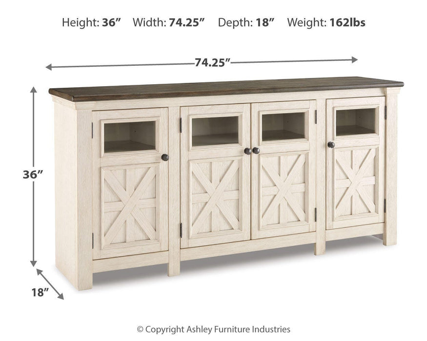 Bolanburg 74" TV Stand - US Furniture & Mattress (Waterbury,CT)*