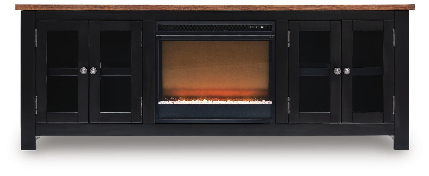 Wildenauer 76" TV Stand with Electric Fireplace - US Furniture & Mattress (Waterbury,CT)*