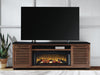 Kallari 84" TV Stand with Electric Fireplace - US Furniture & Mattress (Waterbury,CT)*