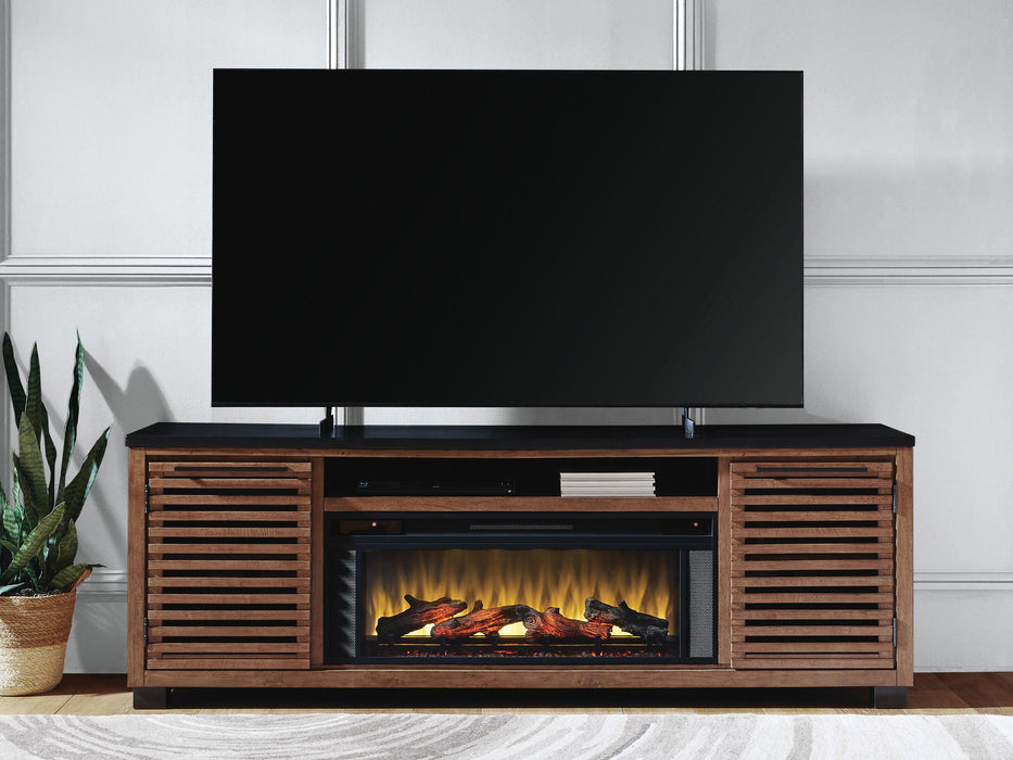 Kallari 84" TV Stand with Electric Fireplace - US Furniture & Mattress (Waterbury,CT)*
