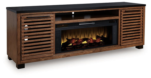 Kallari 84" TV Stand with Electric Fireplace - US Furniture & Mattress (Waterbury,CT)*