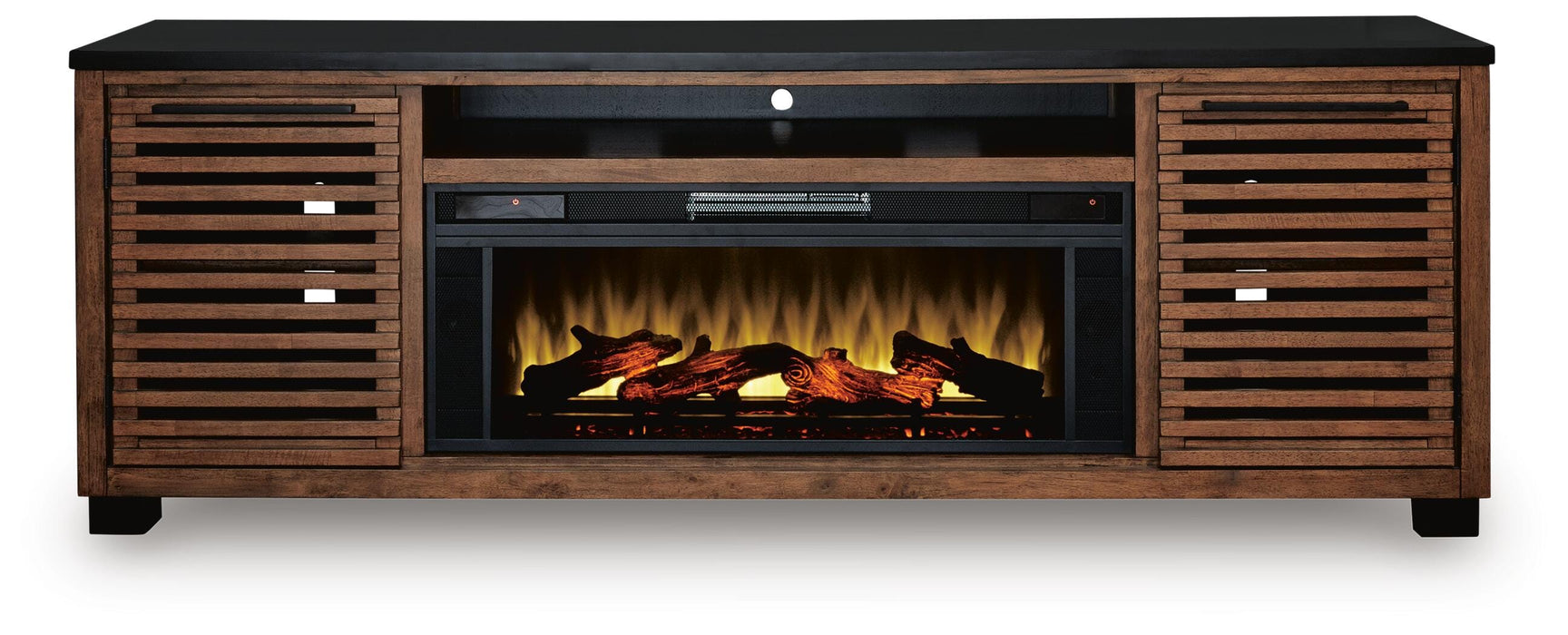 Kallari 84" TV Stand with Electric Fireplace - US Furniture & Mattress (Waterbury,CT)*