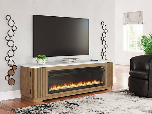 Camdill 80" TV Stand with Electric Fireplace - US Furniture & Mattress (Waterbury,CT)*