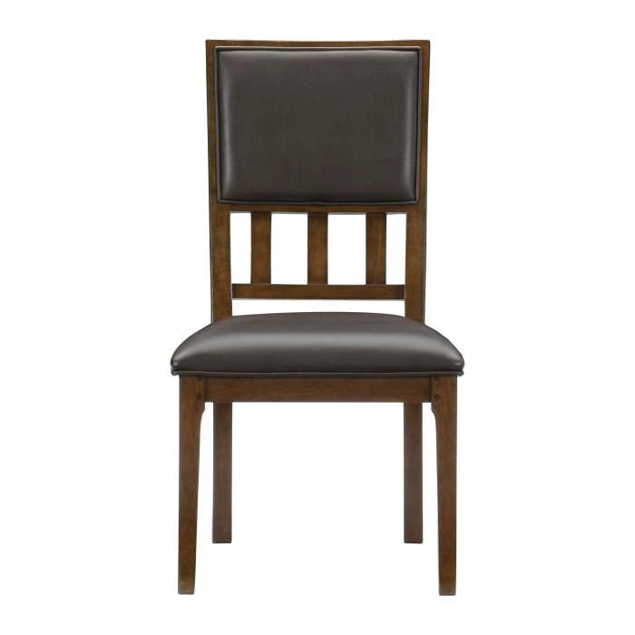 Frazier Park Side Chair in Dark Cherry (Set of 2)