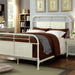 Haldus Cal.King, E.King, & Twin Bed White, Ivory, & Red - US Furniture & Mattress (Waterbury,CT)*