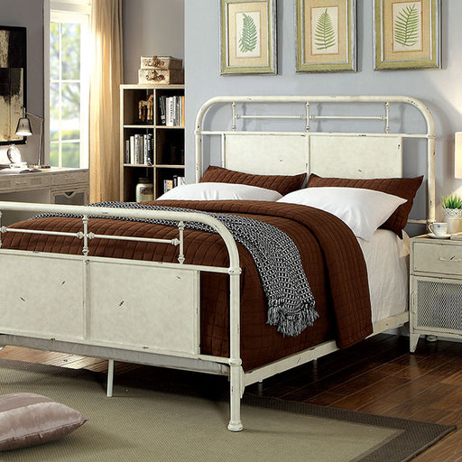 Haldus Cal.King, E.King, & Twin Bed White, Ivory, & Red - US Furniture & Mattress (Waterbury,CT)*