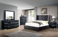 Cayla Cal.King, E.King, & Queen Bed Silver & Grey - US Furniture & Mattress (Waterbury,CT)*