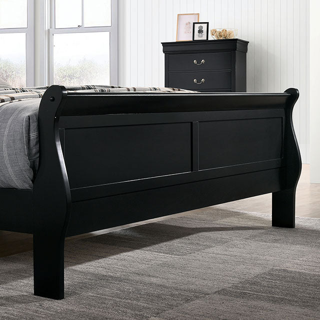 Louis Philippe Queen Bedroom Set - US Furniture & Mattress (Waterbury,CT)*