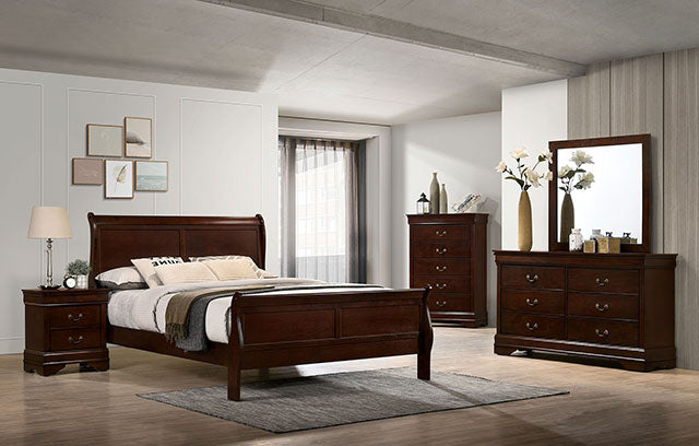 Louis Philippe Queen Bedroom Set - US Furniture & Mattress (Waterbury,CT)*