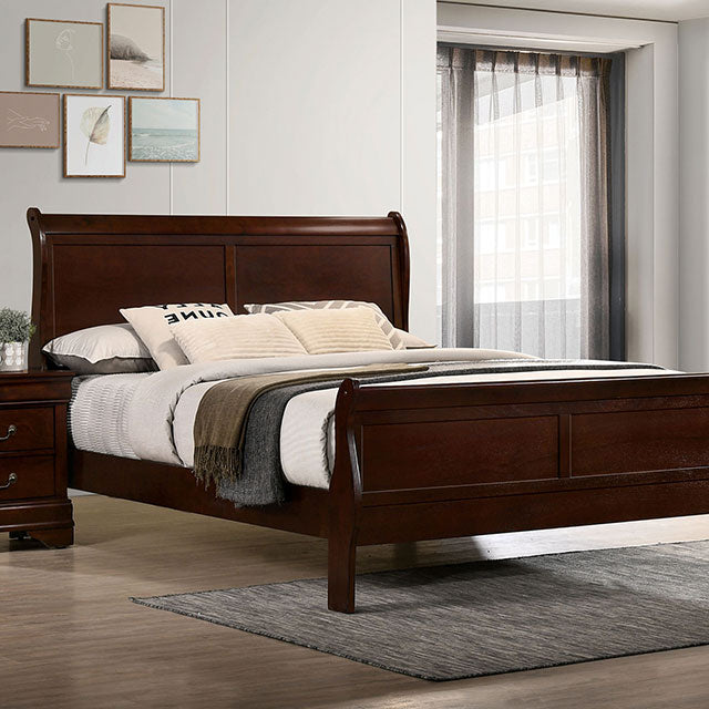 Louis Philippe Queen Bedroom Set - US Furniture & Mattress (Waterbury,CT)*