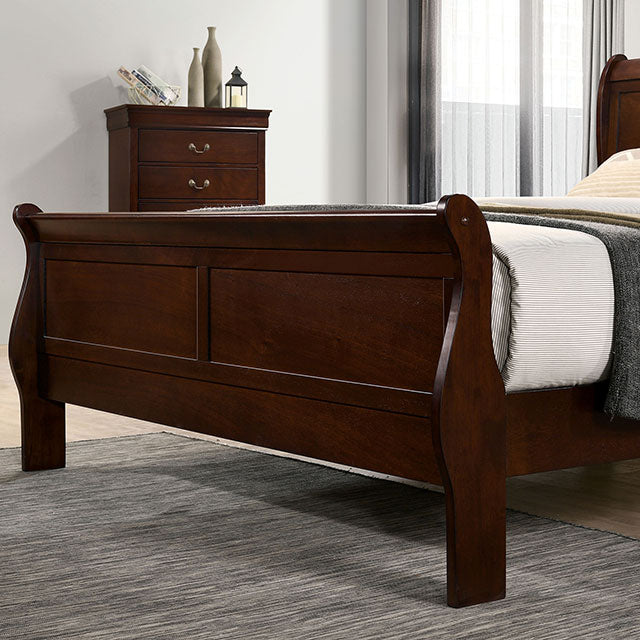 Louis Philippe Queen Bedroom Set - US Furniture & Mattress (Waterbury,CT)*