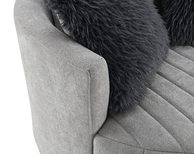 Hoople Channel Tufted Swivel Chair - US Furniture & Mattress (Waterbury,CT)*