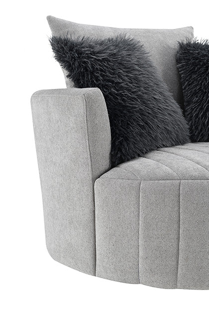 Hoople Channel Tufted Swivel Chair - US Furniture & Mattress (Waterbury,CT)*
