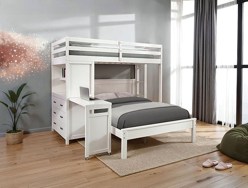 Aludra Loft Bed With Full Bed - US Furniture & Mattress (Waterbury,CT)*