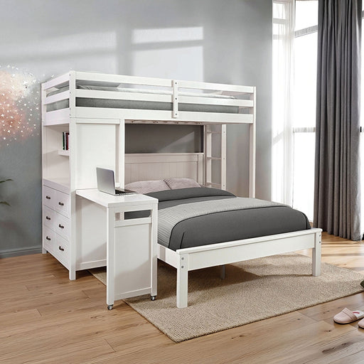 Aludra Loft Bed With Full Bed - US Furniture & Mattress (Waterbury,CT)*