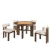 Gaetani 5 Pc. Dining Table Set - US Furniture & Mattress (Waterbury,CT)*
