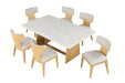 Caerwys 7 Pc Dining Table Set - US Furniture & Mattress (Waterbury,CT)*