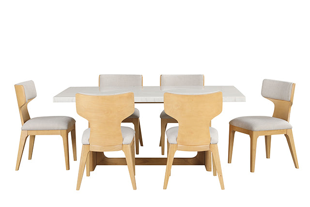 Caerwys 7 Pc Dining Table Set - US Furniture & Mattress (Waterbury,CT)*