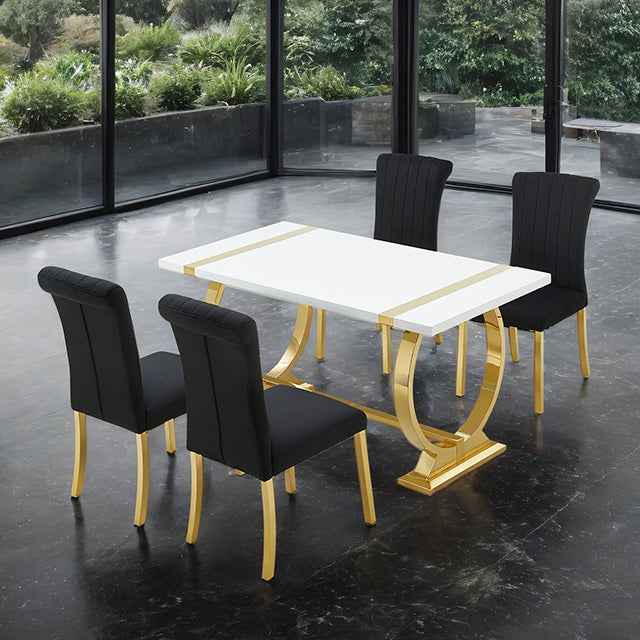 Holstebro 5 Pc 60" Dining Table Set - US Furniture & Mattress (Waterbury,CT)*