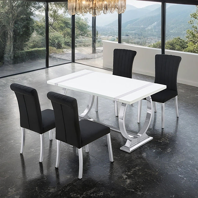 Holstebro 5 Pc 60" Dining Table Set - US Furniture & Mattress (Waterbury,CT)*