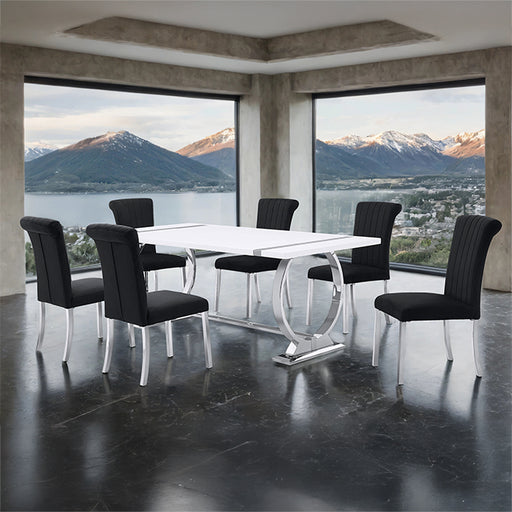 Holbaek 5 Pc 80" Dining Table Set - US Furniture & Mattress (Waterbury,CT)*