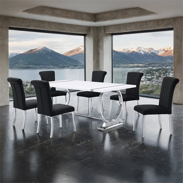 Holbaek 5 Pc 80" Dining Table Set - US Furniture & Mattress (Waterbury,CT)*