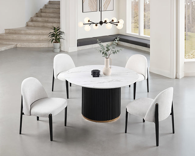 Borden Round Dining Table - US Furniture & Mattress (Waterbury,CT)*