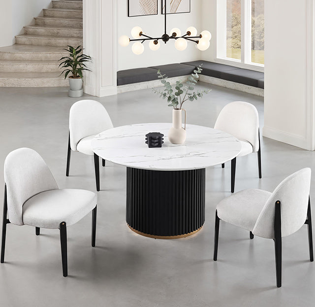 Borden Round Dining Table - US Furniture & Mattress (Waterbury,CT)*