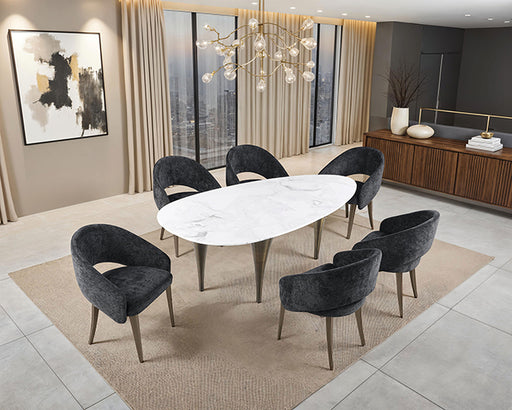 Ciaran 5 Pc. Dining Table Set - US Furniture & Mattress (Waterbury,CT)*