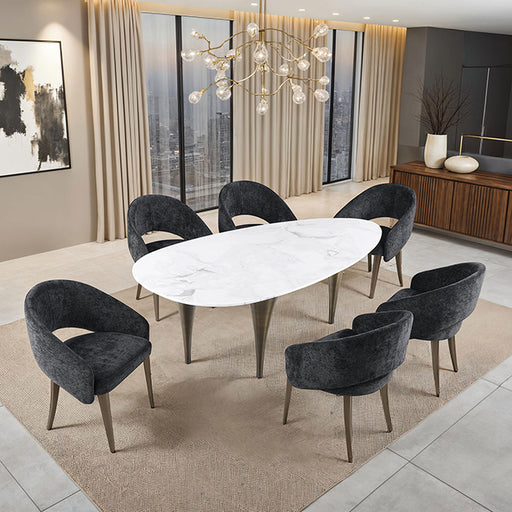 Ciaran 5 Pc. Dining Table Set - US Furniture & Mattress (Waterbury,CT)*