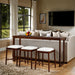 Daventry Sofa Table w/ 3 Counter Ht Stools - US Furniture & Mattress (Waterbury,CT)*