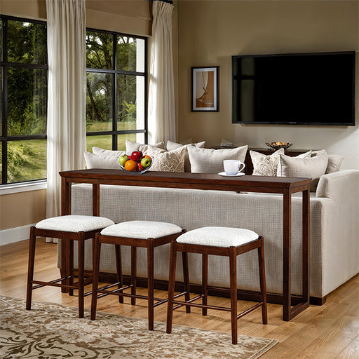 Daventry Sofa Table w/ 3 Counter Ht Stools - US Furniture & Mattress (Waterbury,CT)*