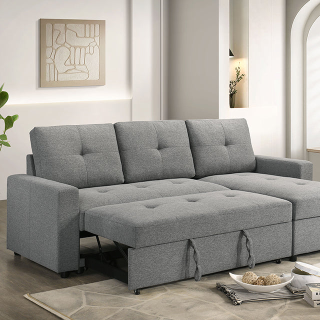 Giorgi Sectional w/ Pullout - US Furniture & Mattress (Waterbury,CT)*