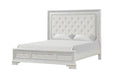 Stella Mia E.King & Queen Bed White & White - US Furniture & Mattress (Waterbury,CT)*