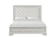 Stella Mia E.King & Queen Bed White & White - US Furniture & Mattress (Waterbury,CT)*