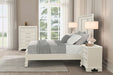 Stella Mia E.King & Queen Bed White & White - US Furniture & Mattress (Waterbury,CT)*