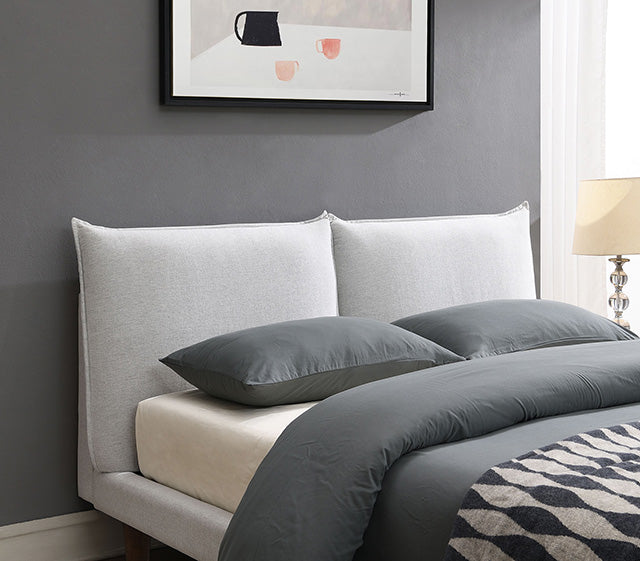 Verwood E.King, Full, & Queen Bed Gray & Light Gray - US Furniture & Mattress (Waterbury,CT)*