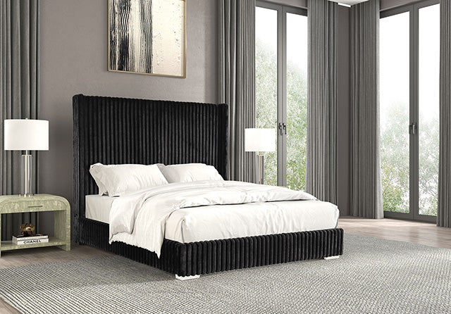 Cadwell E.King, Queen, & Full Bed White, Gray, & Black - US Furniture & Mattress (Waterbury,CT)*