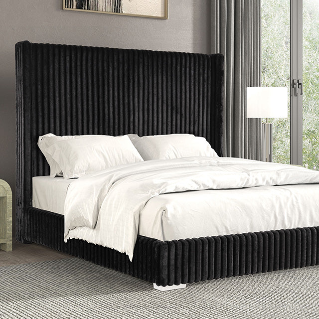 Cadwell E.King, Queen, & Full Bed White, Gray, & Black - US Furniture & Mattress (Waterbury,CT)*
