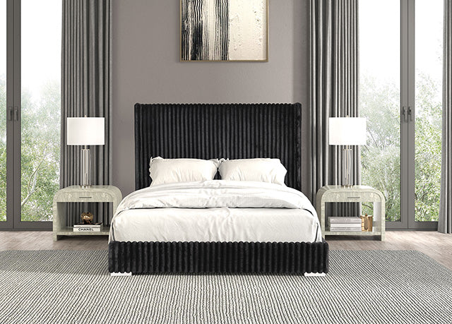Cadwell E.King, Queen, & Full Bed White, Gray, & Black - US Furniture & Mattress (Waterbury,CT)*
