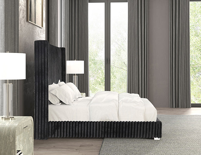 Cadwell E.King, Queen, & Full Bed White, Gray, & Black - US Furniture & Mattress (Waterbury,CT)*