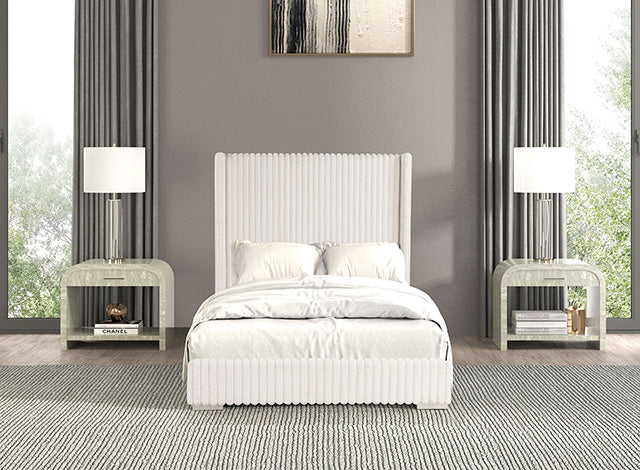 Cadwell E.King, Queen, & Full Bed White, Gray, & Black - US Furniture & Mattress (Waterbury,CT)*