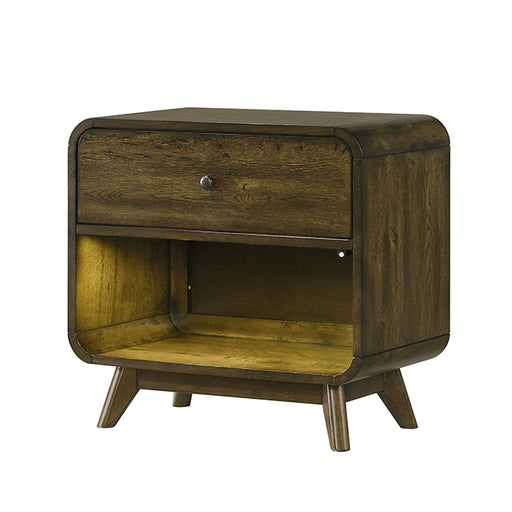 Heswall Nightstand w/ LED - US Furniture & Mattress (Waterbury,CT)*
