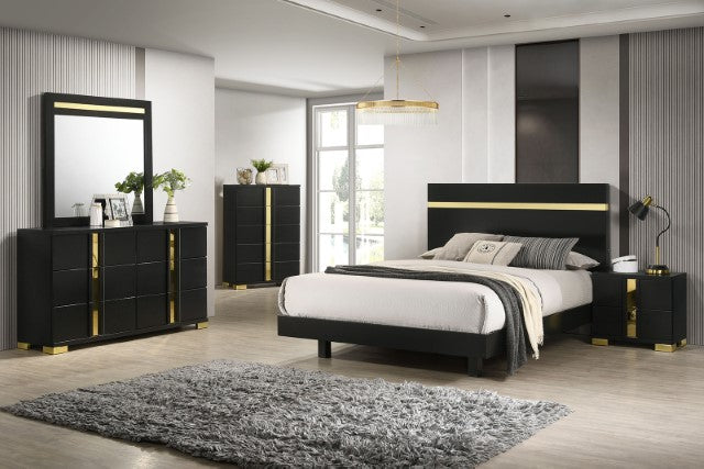 Lillestrom E.King, Queen, Full, & Full Bed Black & White - US Furniture & Mattress (Waterbury,CT)*