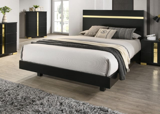 Lillestrom E.King, Queen, Full, & Full Bed Black & White - US Furniture & Mattress (Waterbury,CT)*