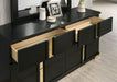 Lillestrom E.King, Queen, Full, & Full Bed Black & White - US Furniture & Mattress (Waterbury,CT)*