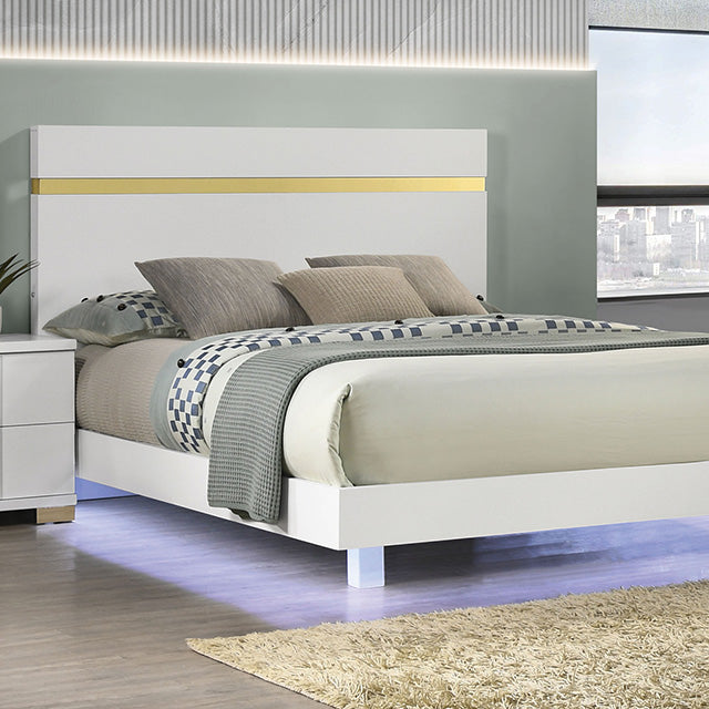 Lillestrom E.King, Queen, Full, & Full Bed Black & White - US Furniture & Mattress (Waterbury,CT)*