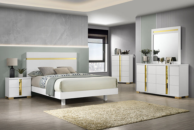 Lillestrom E.King, Queen, Full, & Full Bed Black & White - US Furniture & Mattress (Waterbury,CT)*