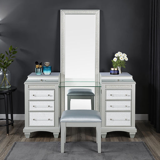 Galea Vanity w/ Stool - US Furniture & Mattress (Waterbury,CT)*